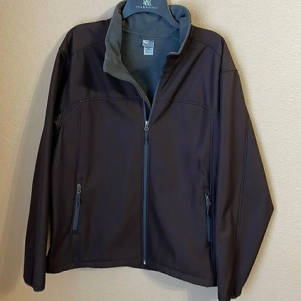 Champion Men’s Soft Shell Fleece Lined Jacket Lg